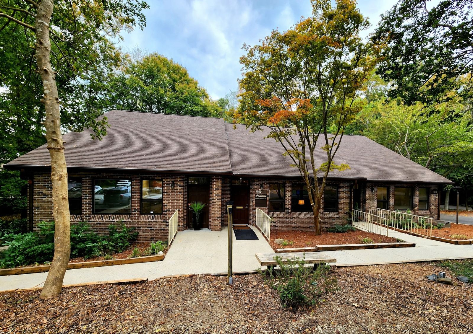 After: the office with its roof cleaned